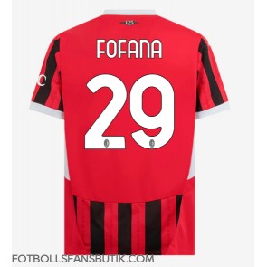 AC Milan Youssouf Fofana #29 Replika Hemmatröja 2024-25 Kortärmad